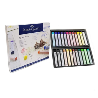 پاستل گچی 24 رنگ فابر کاستل مدل Creative Studio Quality