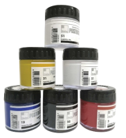 گواش 5 رنگ شین هان مدل poster color کد sh210T بسته 6 عددی